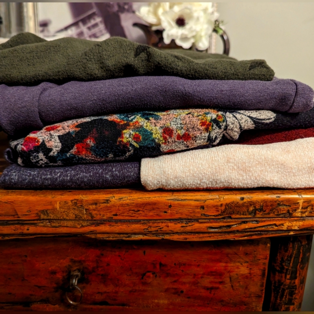 Bundle 4, lightweight sweatshirts, mixed brand, XL